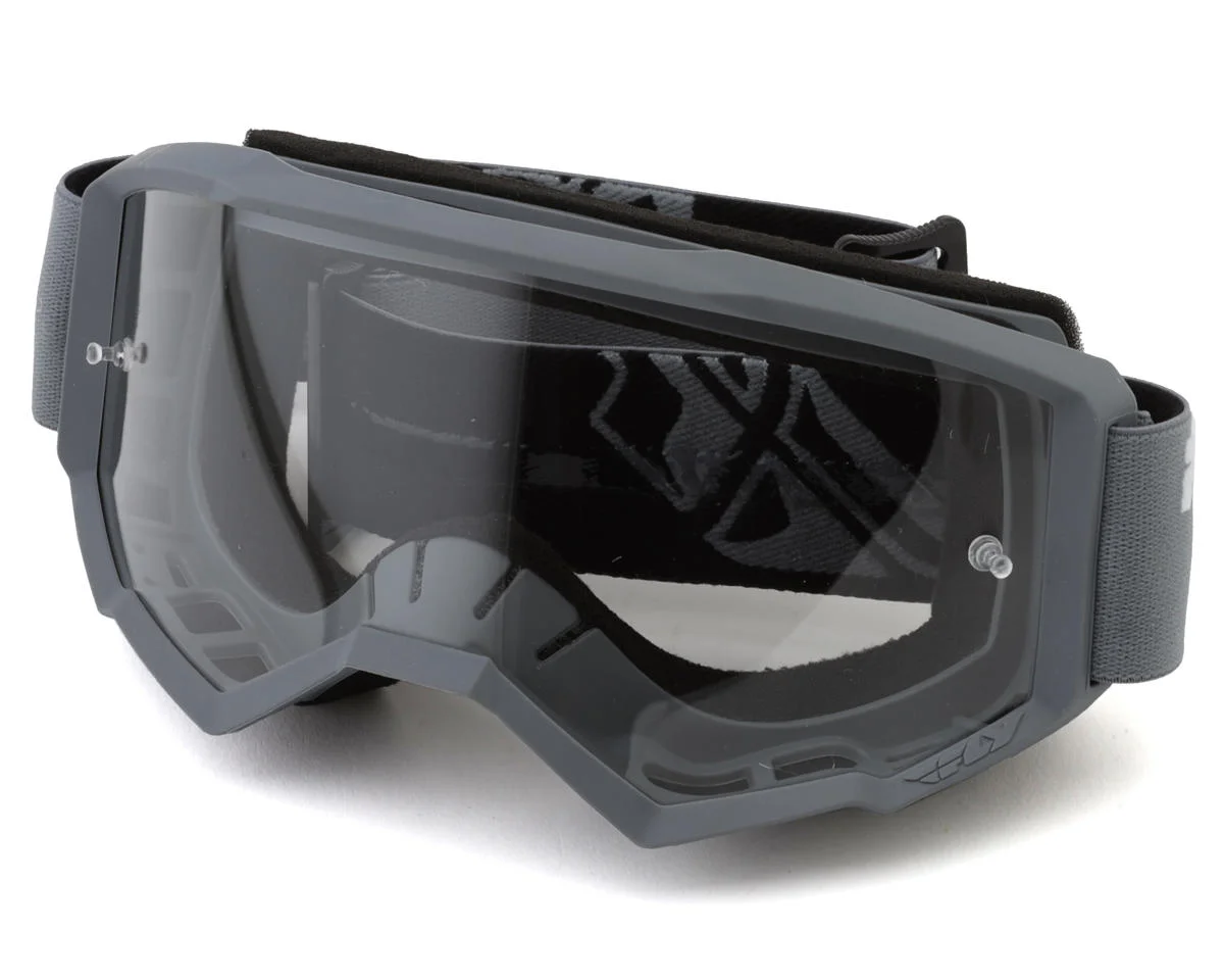 Fly Racing Focus Goggle (Grey/Black) (Clear Lens)